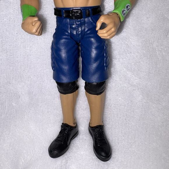 WWE John Cena 7 Inch Action Figures 2013 NEVER GIVE UP Green Bands Mattel Inc. - Picture 4 of 9